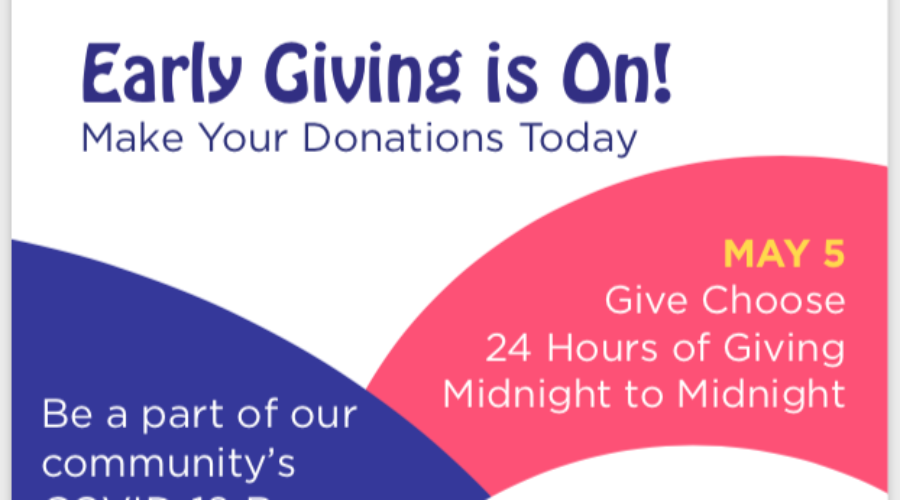 GiveChoose Early Giving Starts Today!